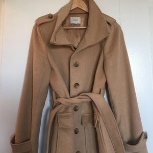 LOFT Camel Wool Coat