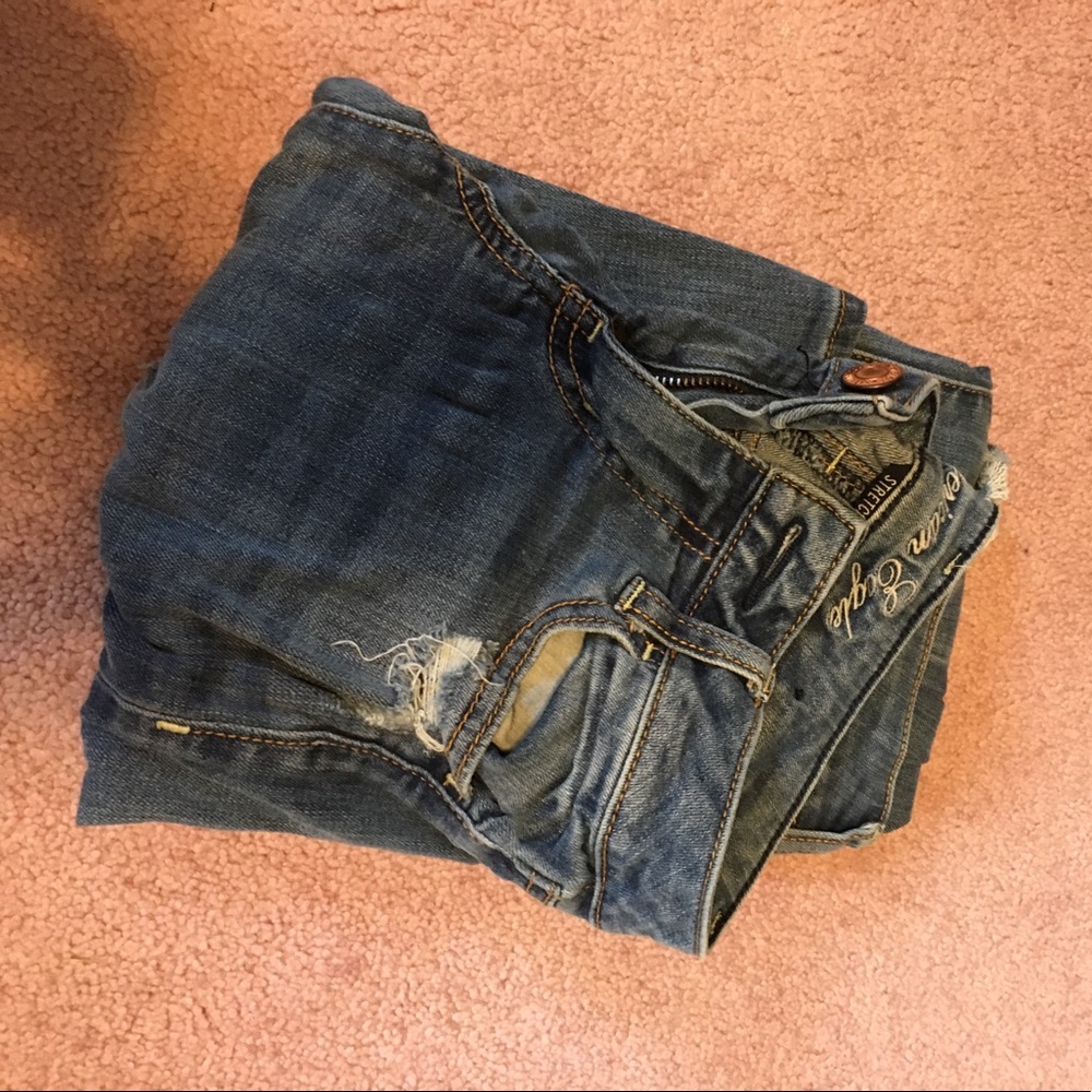 American Eagle Holey Jegging Skinny Jeans