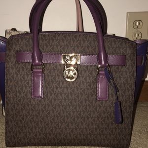 Michael kors purple bag