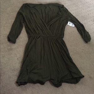 Olive green romper