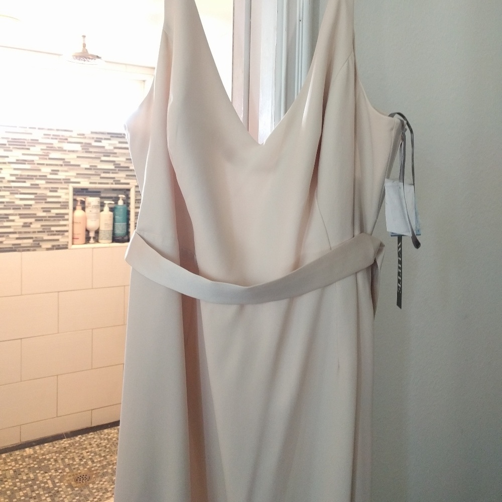 Vera Wang Champagne Dress