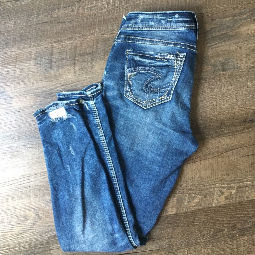 Silver Jeans Suki Super Skinny Ankle Jeans