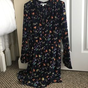 Silk Floral Shirtdress by Piperlime