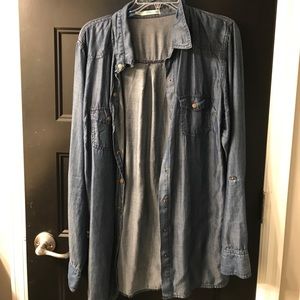 Maurice’s thin jean button up.
