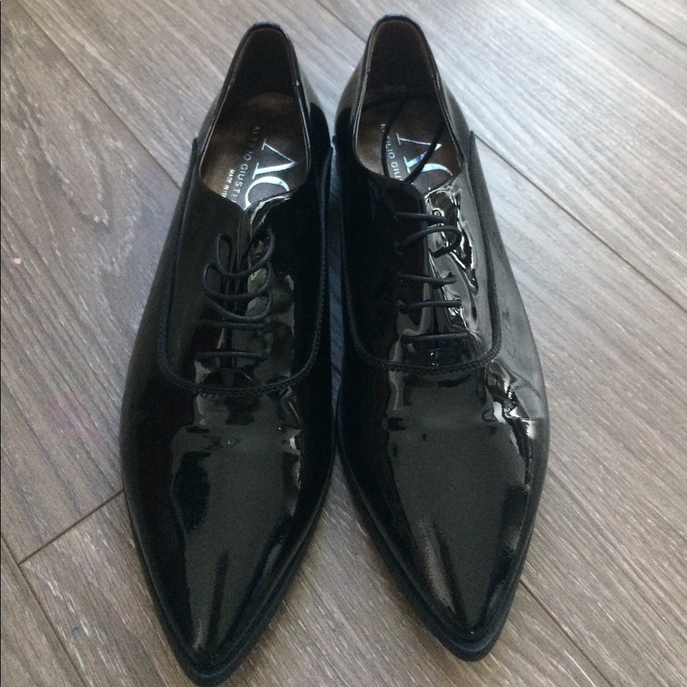 AGL Italian leather shoes size 7