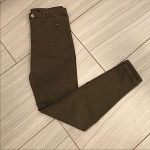 Zara Olive skinny jeans