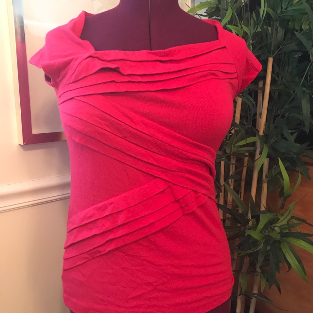 Red Ruffled Shirt