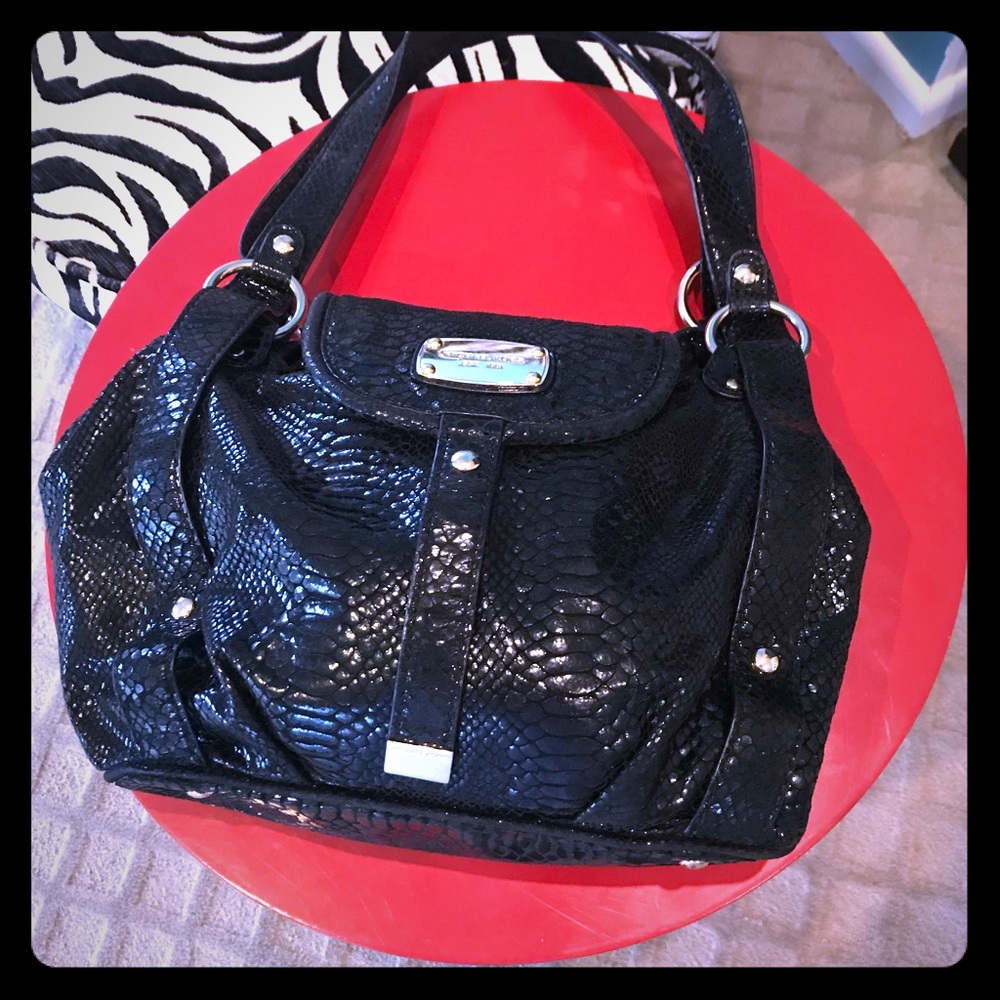 Michael Kors Python print handbag