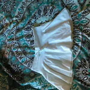 White tennis skirt