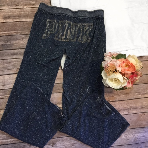 PINK Victoria's Secret Pants - SALE‼️VS PINK | Glitter Sweatpants Size M