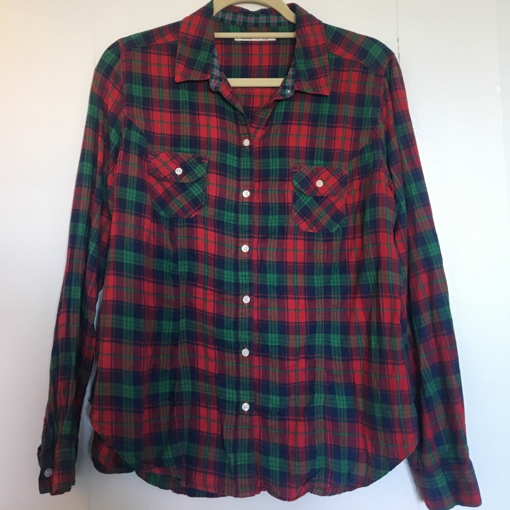 Sz. L OLD NAVY plaid top