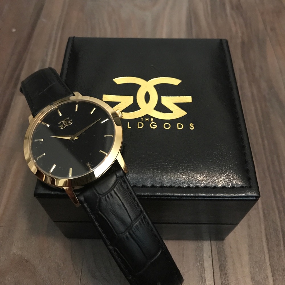 Watch - Gold Gods Vigilate Watch Leather Band