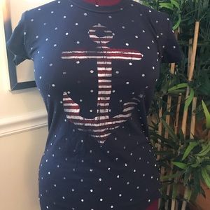 Polka Dot Anchor Shirt