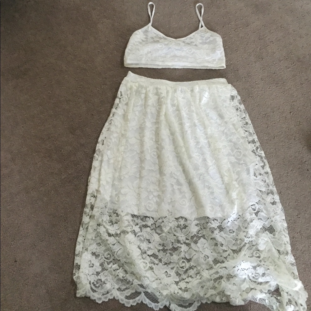 Two piece floral set