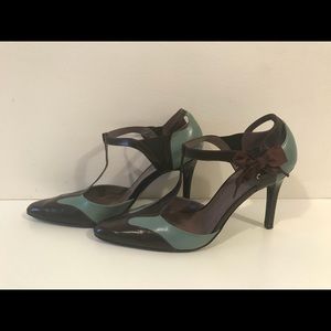 BCBGMAXAZRIA T-Strap pumps