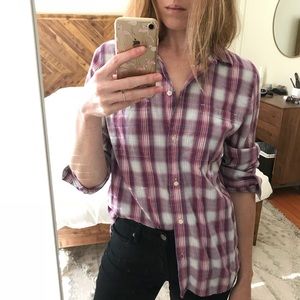 Madewell Plaid Button Down