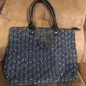 Tory Burch Tweed Tote
