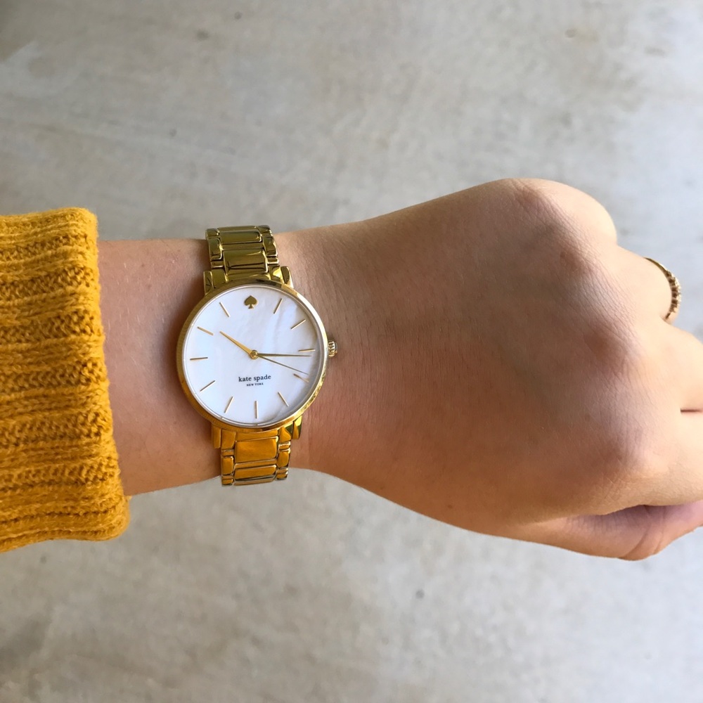 Gold Kate Spade watch