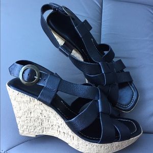 Black leather size 36 made in Italy