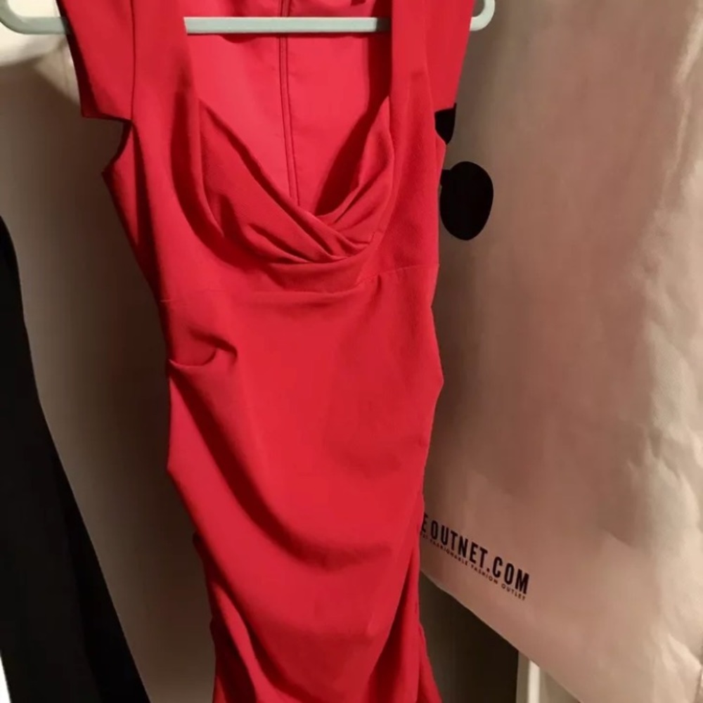 Nicole Miller Sweetheart Cap Sleeve Dress size 2