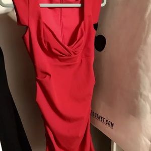 Nicole Miller Sweetheart Cap Sleeve Dress size 2