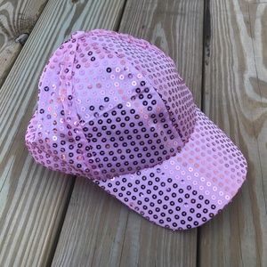 Fancy Cap Womens Shinning Sequined Disco Hat Pink