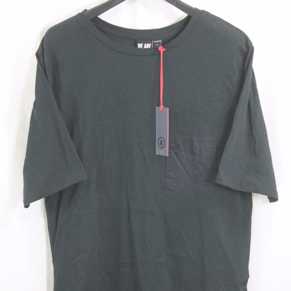 WE ARE MASSIV BLACK T-SHIRT LARGE NWT