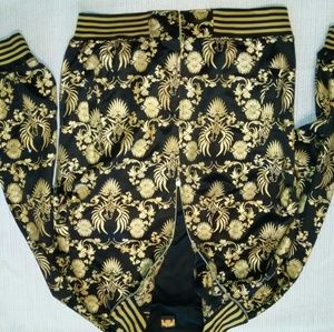 Gold floral design jacket