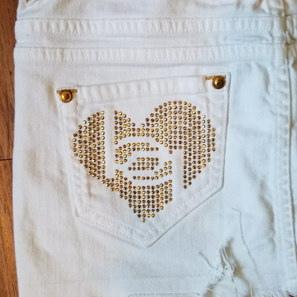 2b bebe white jeans mini dress - Picture 3 of 7