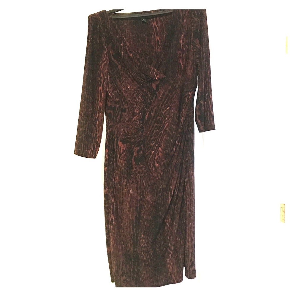 Lauren by Ralph Lauren faux wrap dress SZ 10