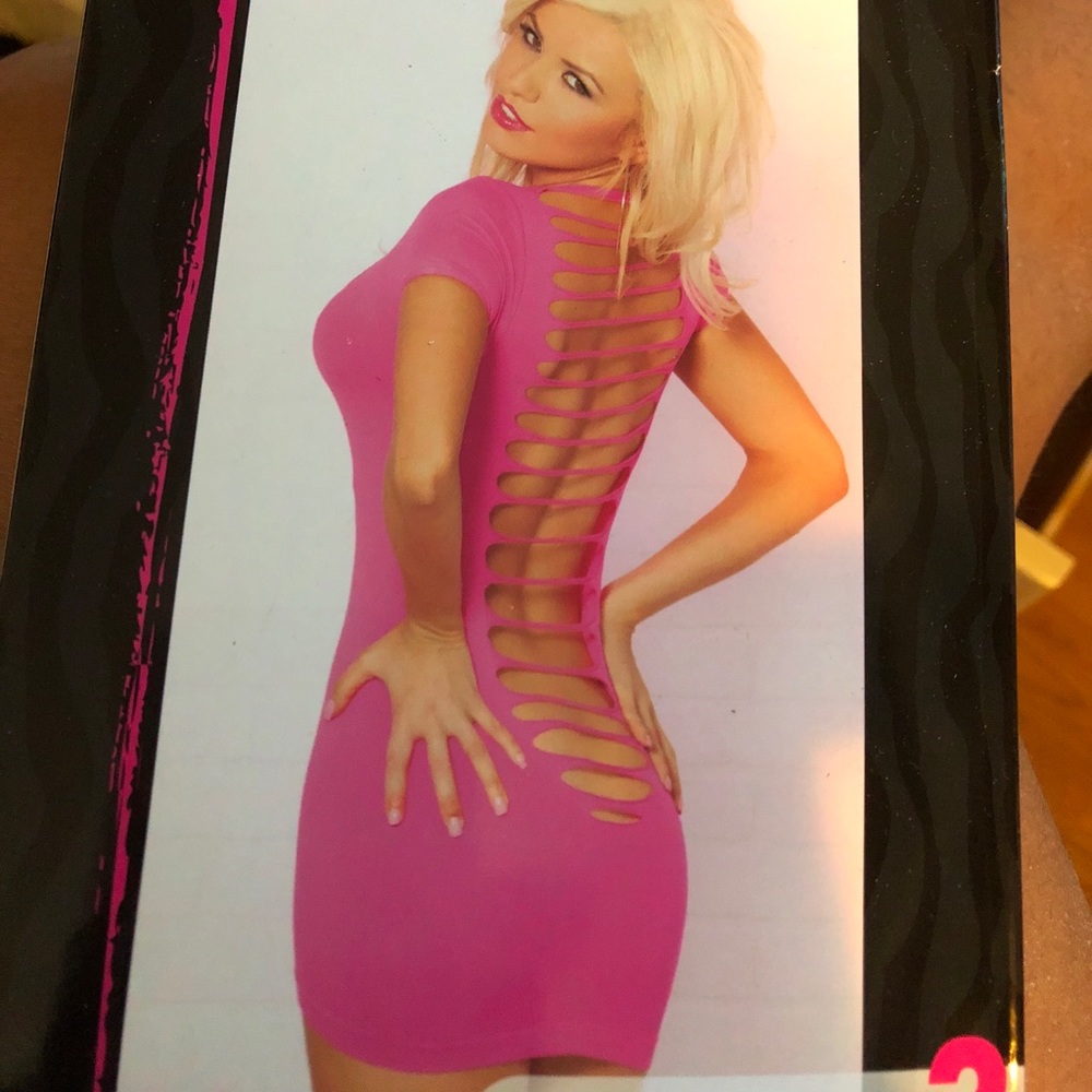 Pink mini dress new in box