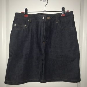 Indigo denim skirt by APC
