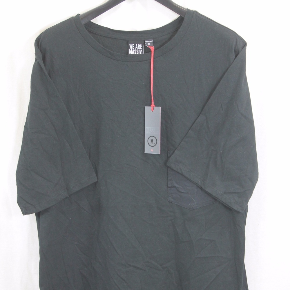 WE ARE MASSIV BLACK T-SHIRT XL NWT