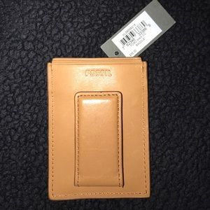 Men's Fossil Money Clip Wallet