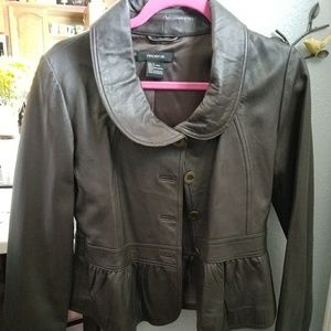 Lamb leather jacket