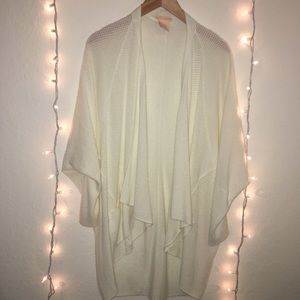 Square Mesh Flowy Cardigan