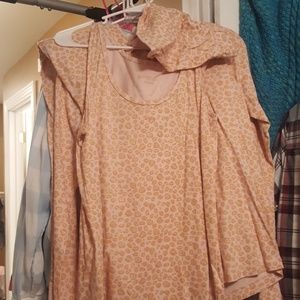 kittenish short and tank pj set