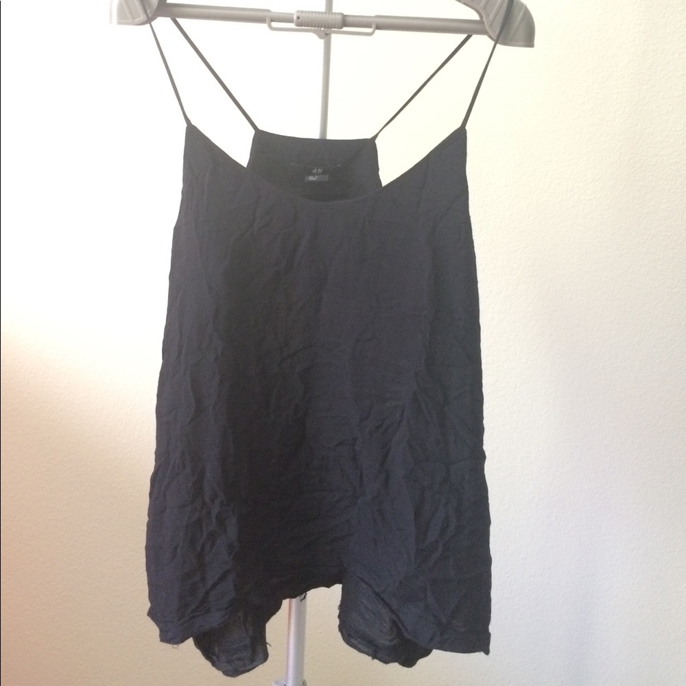 Little Black Strappy Top