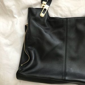 Vince Camuto Black Zip Tote