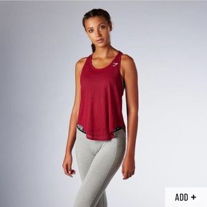 Gymshark Aura Vest Tanktop in beet