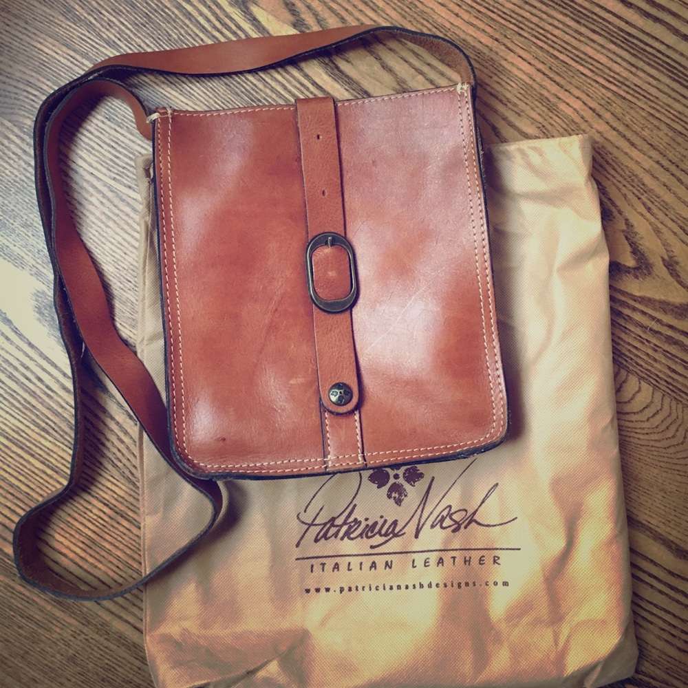 Patricia Nash leather crossbody bag