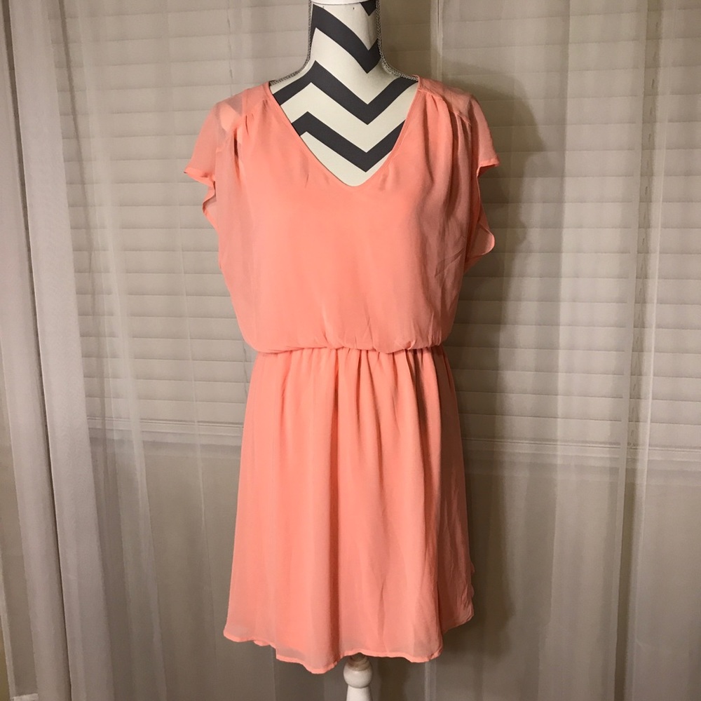 LUSH // Dry Goods Peaches & Cream Dress NWT