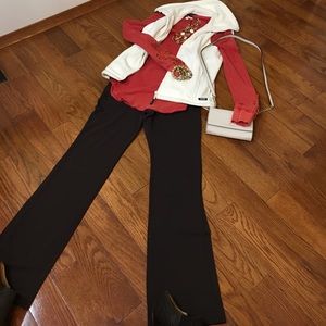 Hue Brown Boot Cut Leggings - S