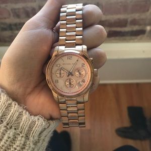 Michael Kors rose gold watch
