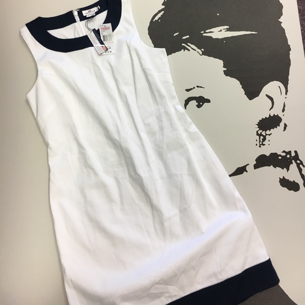 Vineyard Vines Sailor Dress White Sz 6 NEW