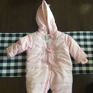 Baby girl snow suit