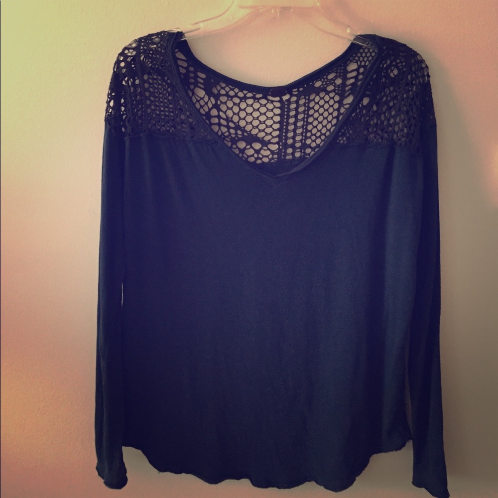 We The Free Lace detailed Tee