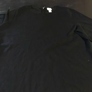 Black Chico Long Sleeve Classic Top Size 3
