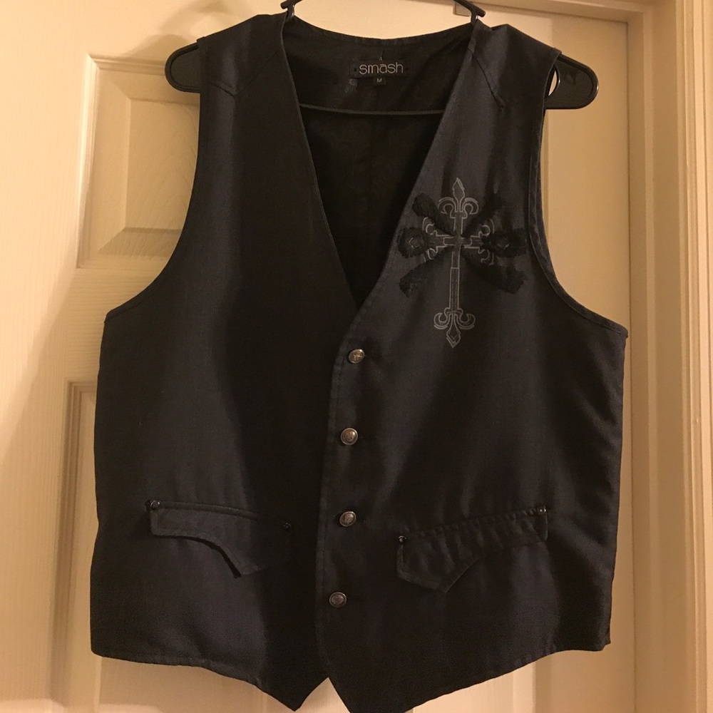 Black Cross Vest