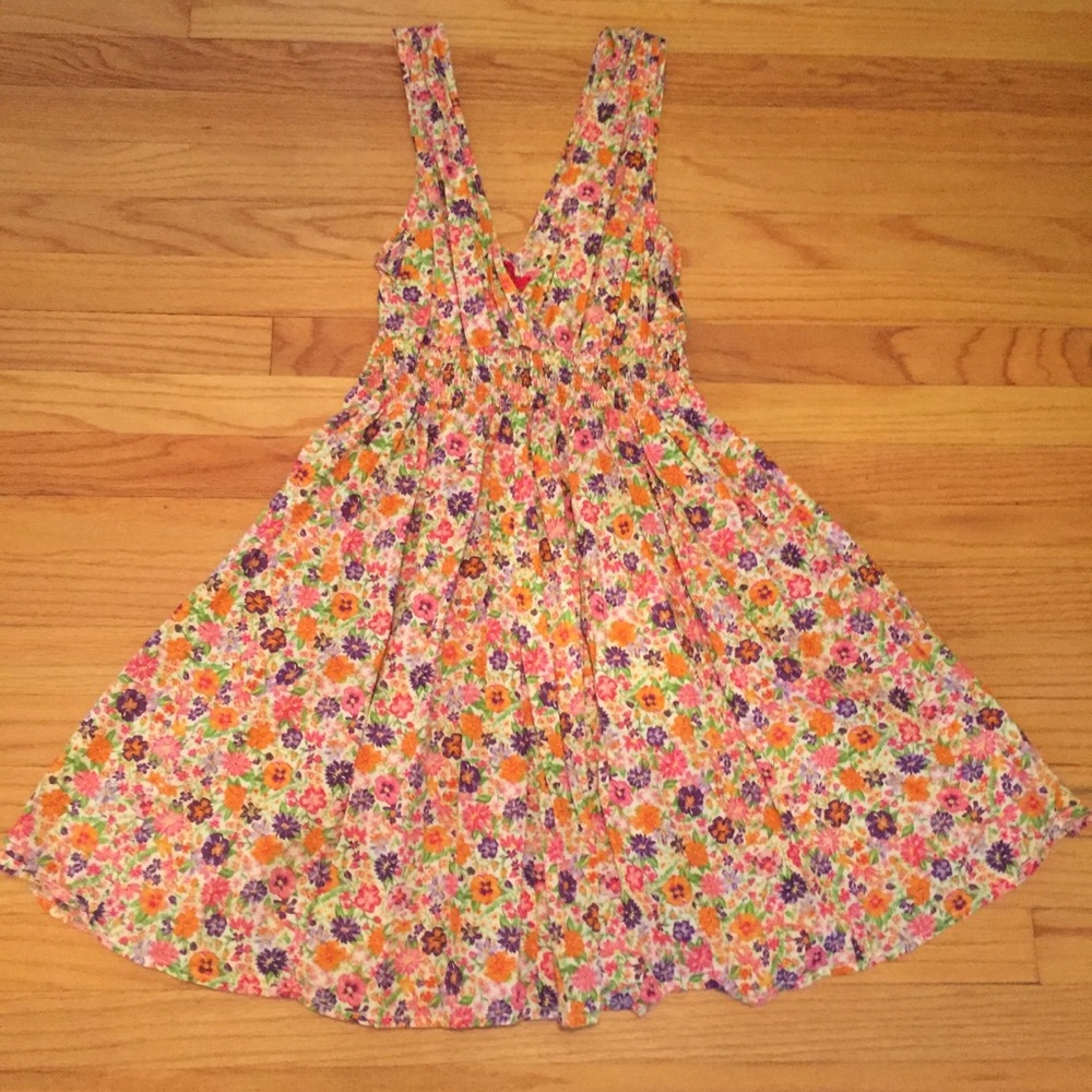 Divided/Forever 21 Pink Floral Dress